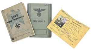 German Reichsbahn Document Set
