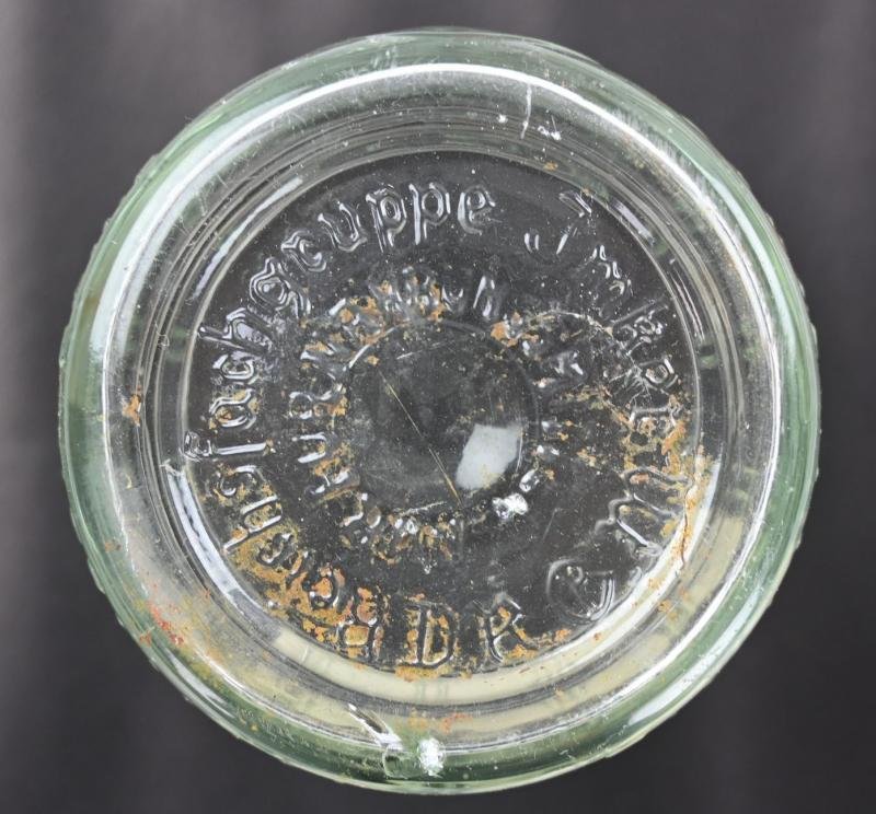 German RDKl. Glass Honey Pot — image 3