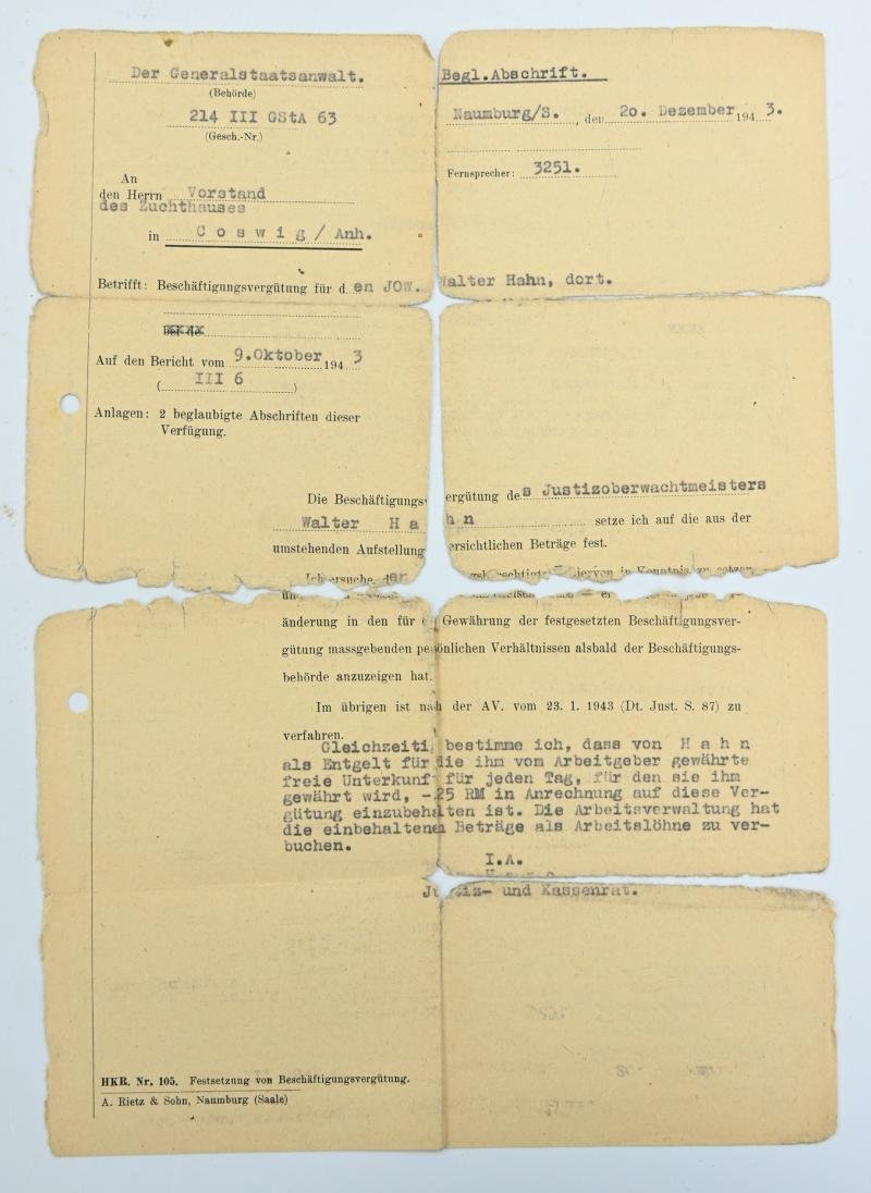 German Wehrpass 'Walter Hahn' — image 16