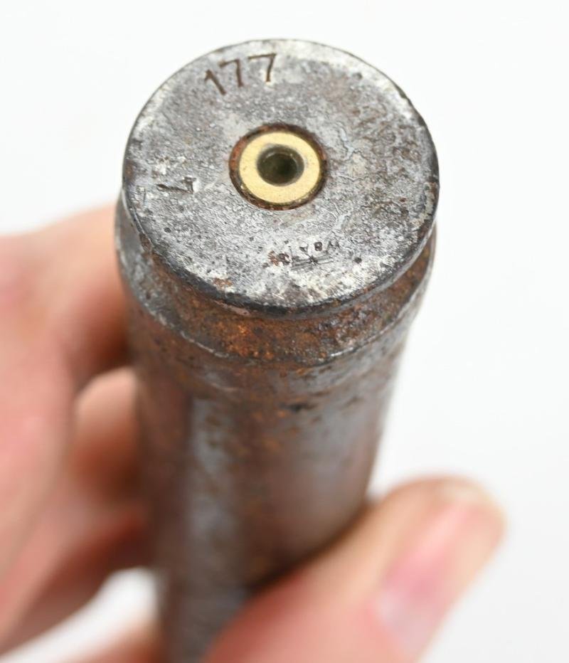 German WH Steel 2cm Flak Shell — image 5