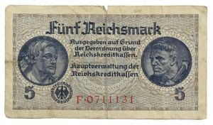 German Third Reich period Banknote