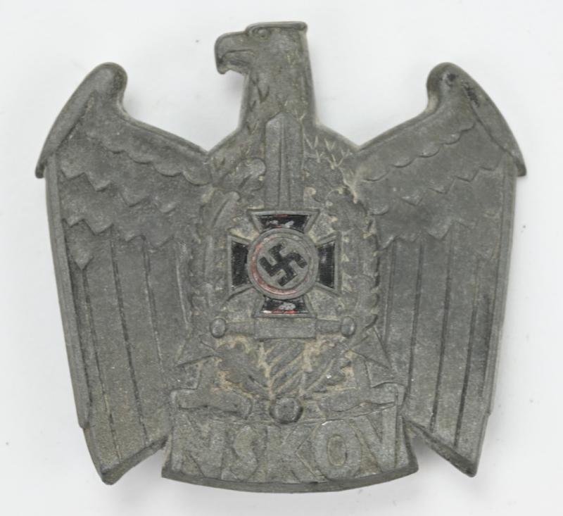 German NSKOV Visor Cap Badge — image 2