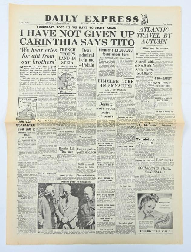 British WW2 Newspaper 'Daily Express' — image 4