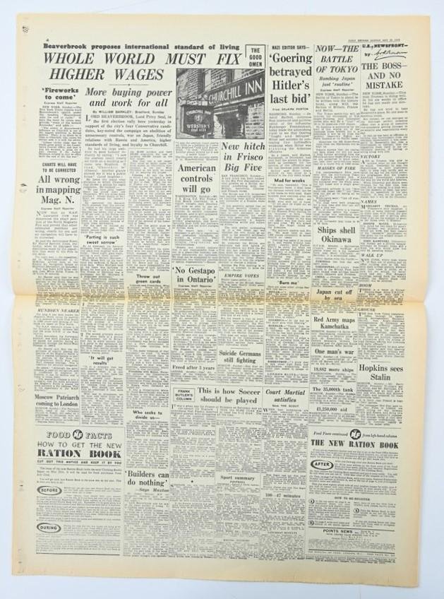 British WW2 Newspaper 'Daily Express' — image 6