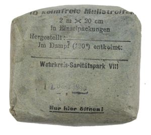 German First Aid Bandage 1945