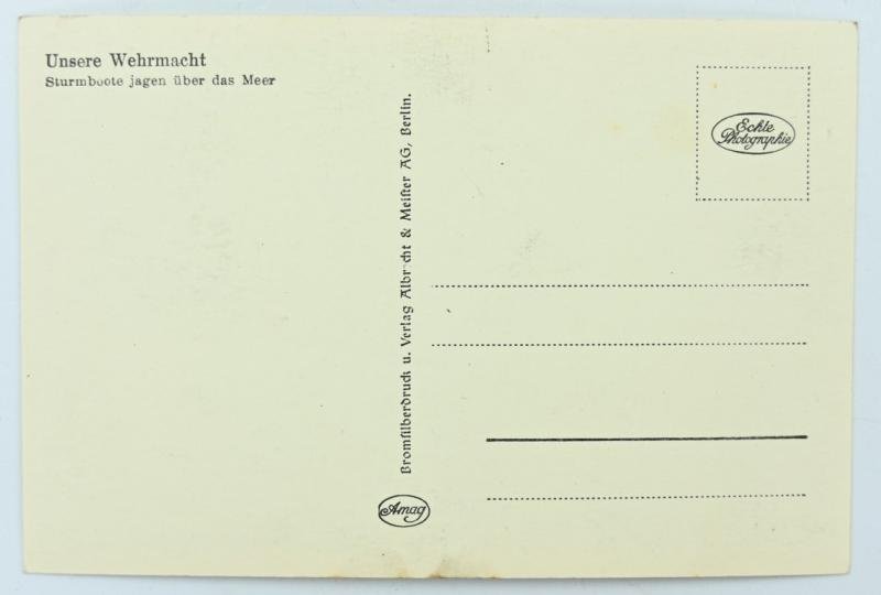 German WH Postcard 'Unsere Wehrmacht' — image 2