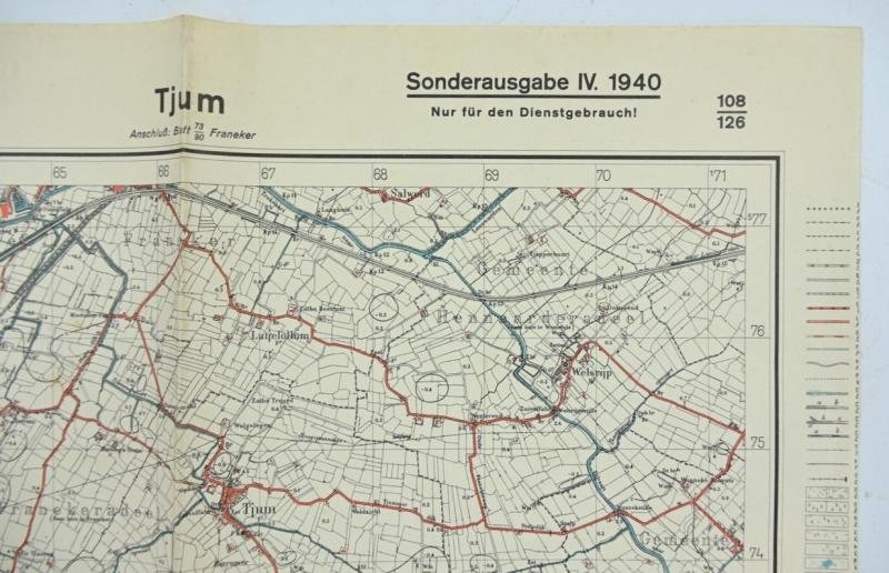 German Mapcard of 'Tjum' Holland — image 3