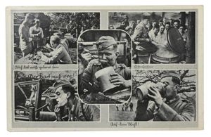 German WH Postcard 'Unsere Heer'