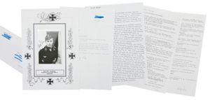 Signature of Wehrmacht (Heer) KC Recipient 'Rolf Düe'