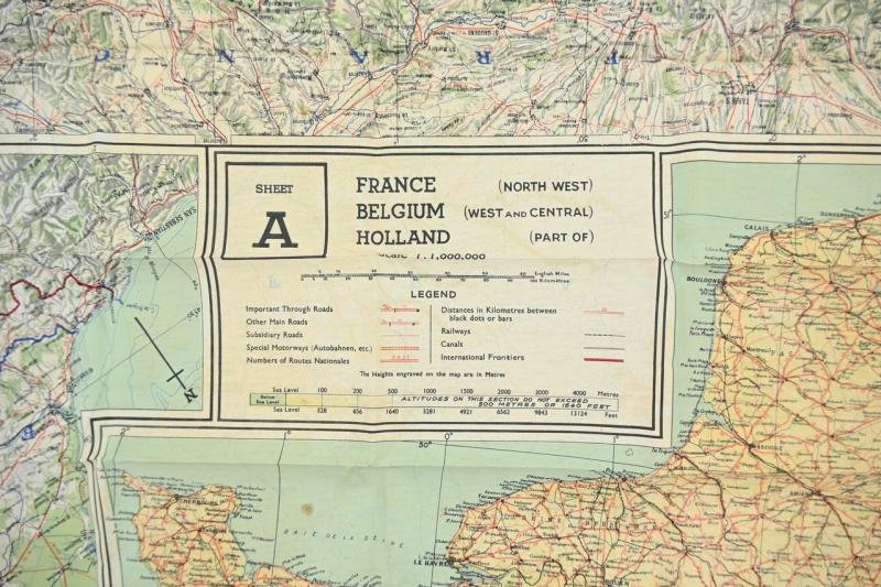 USAAF WW2 Pilot Escape Map 43A/B — image 3