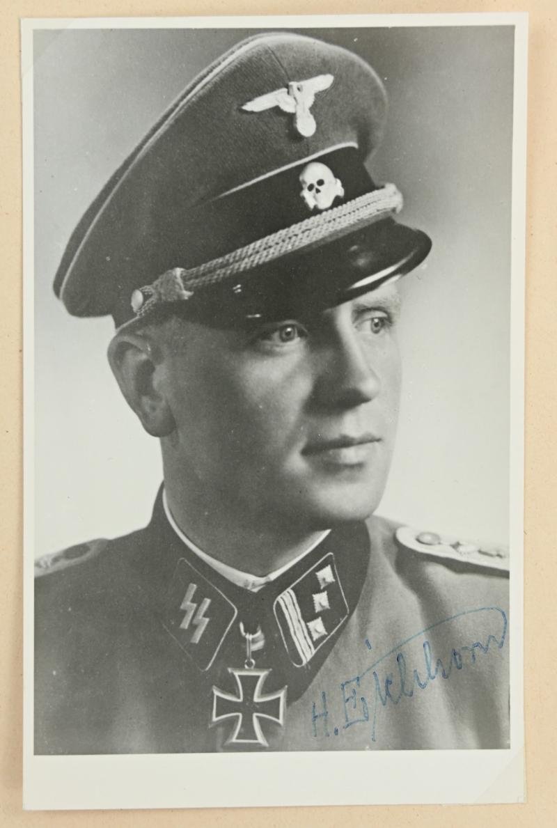 Postcard with Signature of Waffen-SS KC Recipient 'Hugo Eichhorn' — image 3
