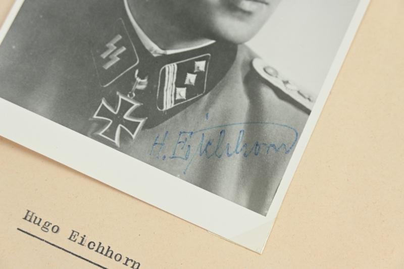 Postcard with Signature of Waffen-SS KC Recipient 'Hugo Eichhorn' — image 4