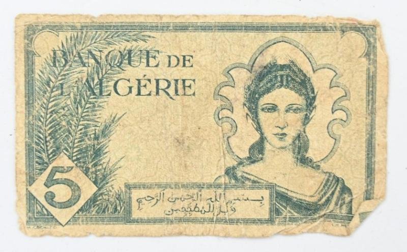 Algerian WW2 Banknotes — image 3