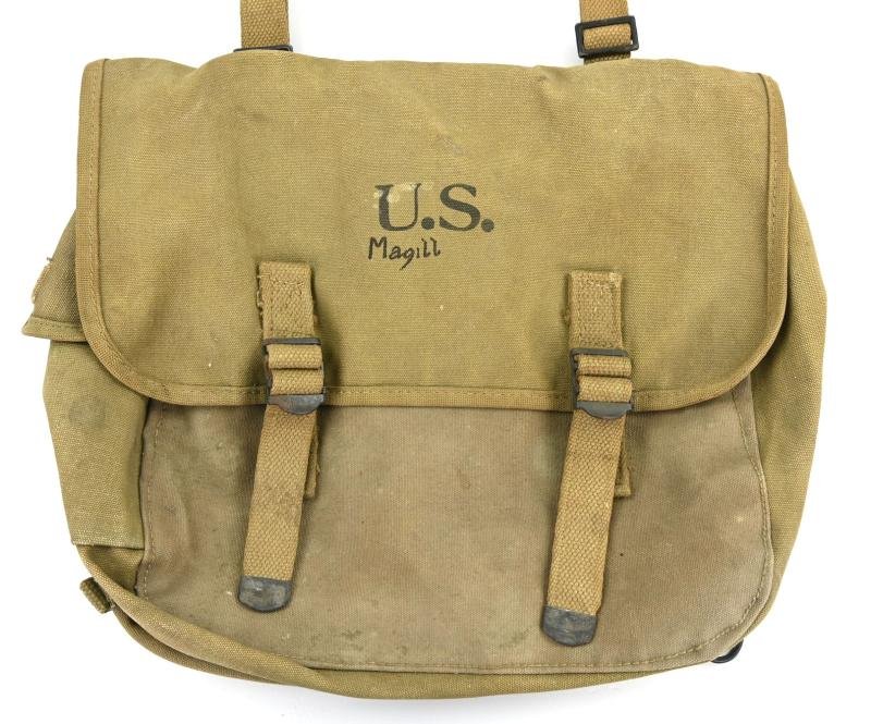 US WW2 M-1936 Musset Bag 'Arthur H. Magill' — image 2