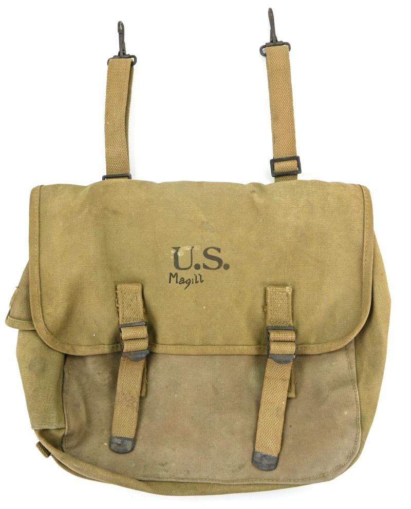 US WW2 M-1936 Musset Bag 'Arthur H. Magill' — image 3