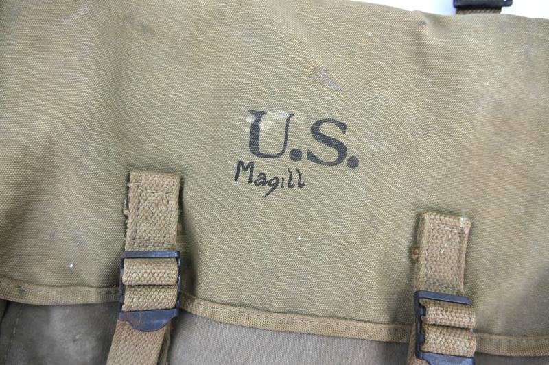 US WW2 M-1936 Musset Bag 'Arthur H. Magill' — image 4