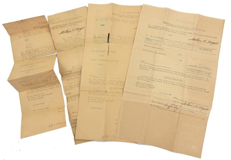 US WW2 M-1936 Musset Bag 'Arthur H. Magill' — image 8