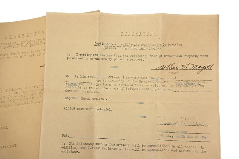 US WW2 M-1936 Musset Bag 'Arthur H. Magill' — image 9