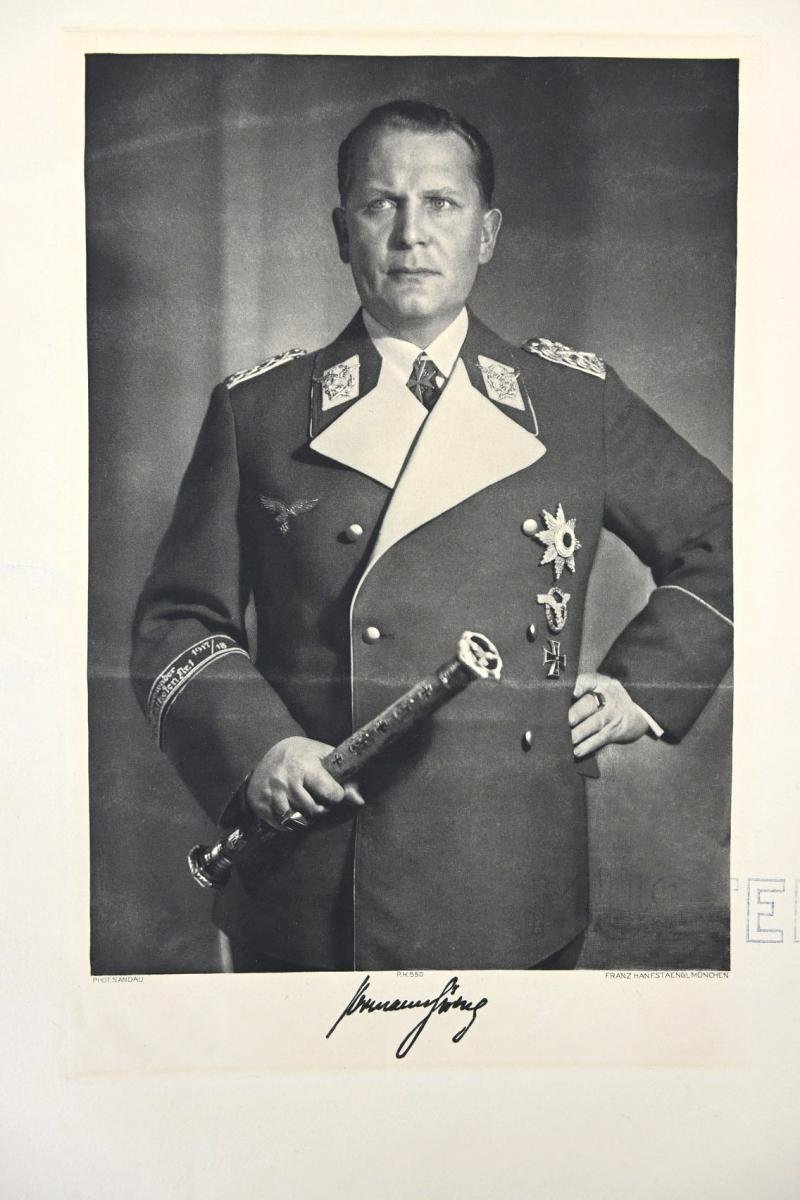 German Proof Example Portrait Print/Litho of Reichsmarshall Hermann Göring — image 2