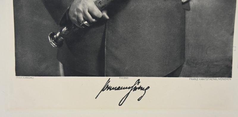 German Proof Example Portrait Print/Litho of Reichsmarshall Hermann Göring — image 5