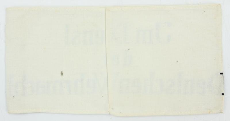 German WH 'Im Dienst der Deutschen Wehrmacht' Armband — image 2