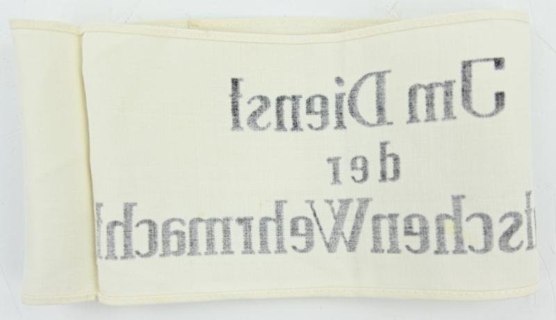 German WH 'Im Dienst der Deutschen Wehrmacht' Armband — image 3