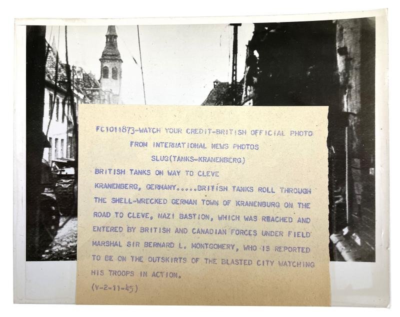 British WW2 Operation Veritable Press Photo — image 2