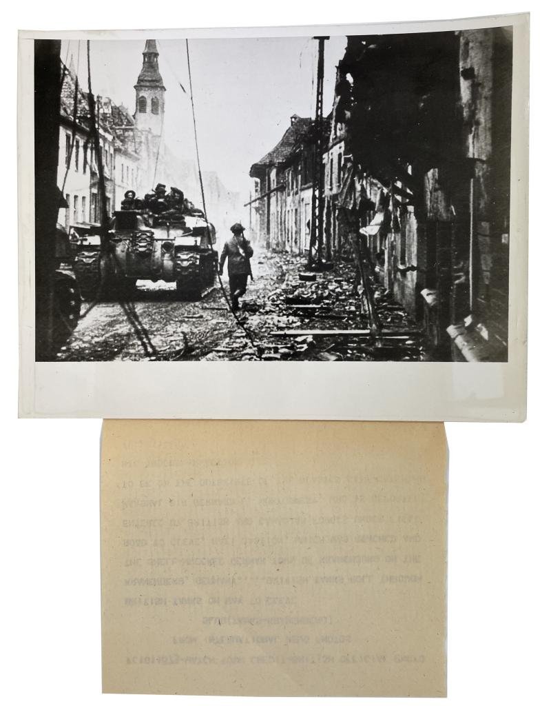 British WW2 Operation Veritable Press Photo — image 3