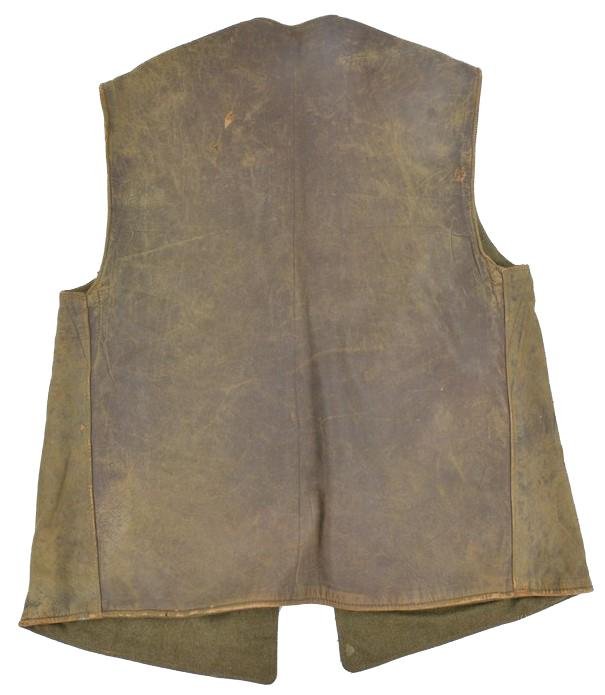 British WW2 Camo Leather Jerkin — image 4