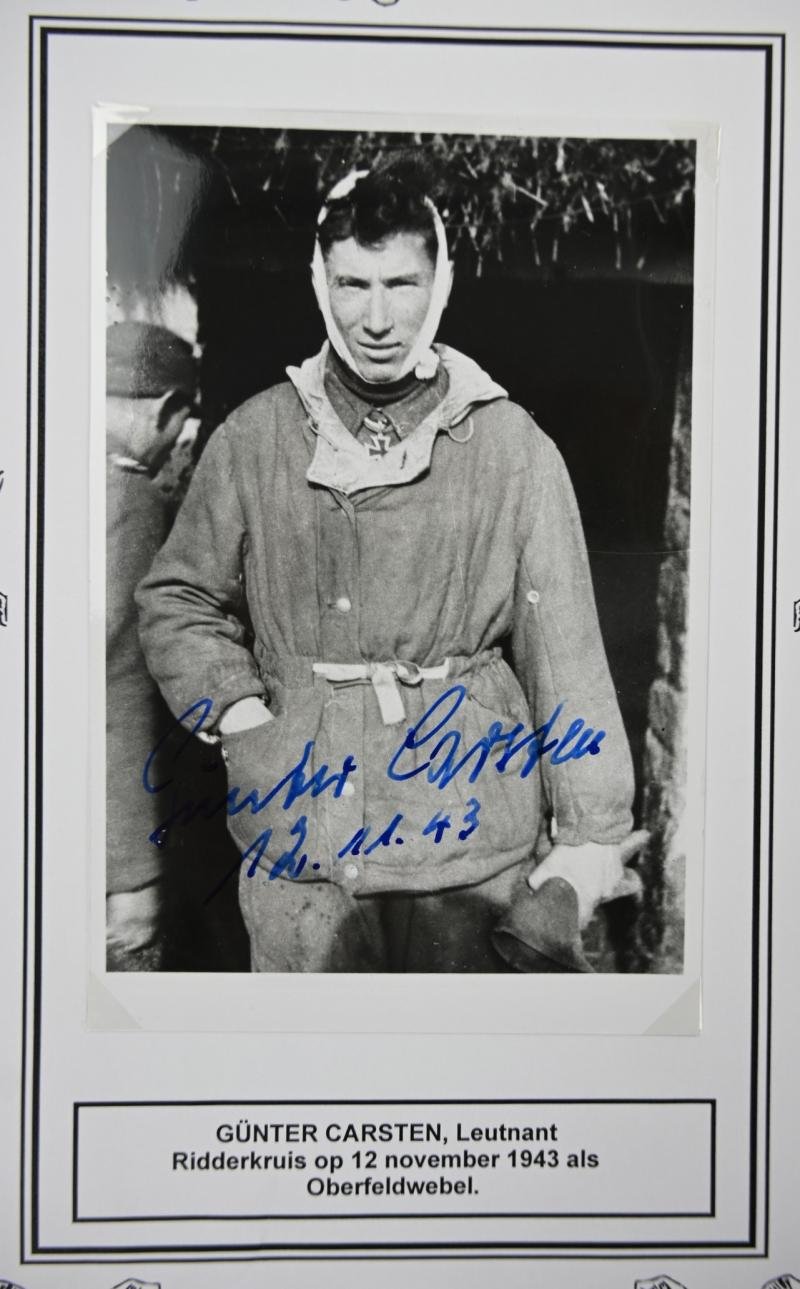 Signature of Wehrmacht (Heer) KC Recipient 'Günter Chrzonsz' — image 2