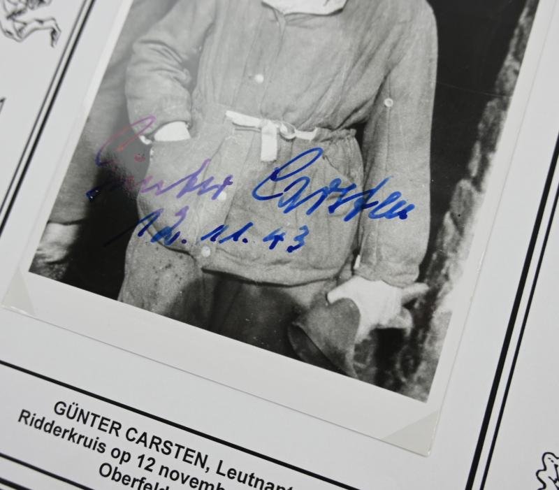 Signature of Wehrmacht (Heer) KC Recipient 'Günter Chrzonsz' — image 3