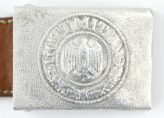 German WH Beltbuckle with Tab 1937 — image 2