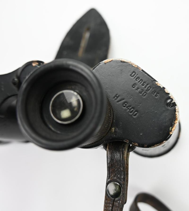 German WH Binocular 6x30 in Carrying Case — image 12