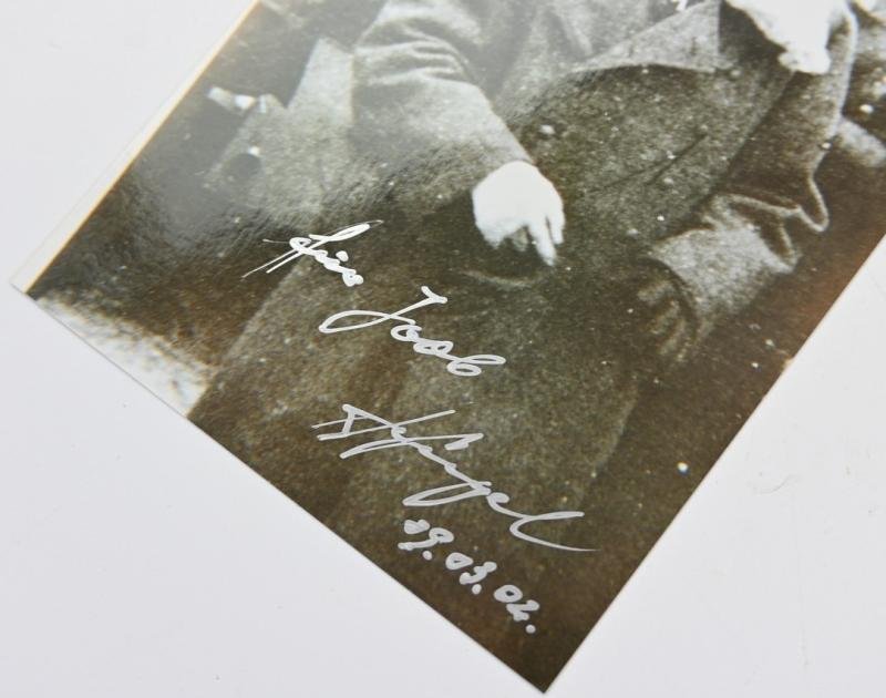 Signature of Waffen-SS KC Recipient 'Hans Siegel' — image 2