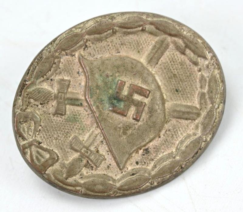German Wound Badge in Silver '107' — image 2