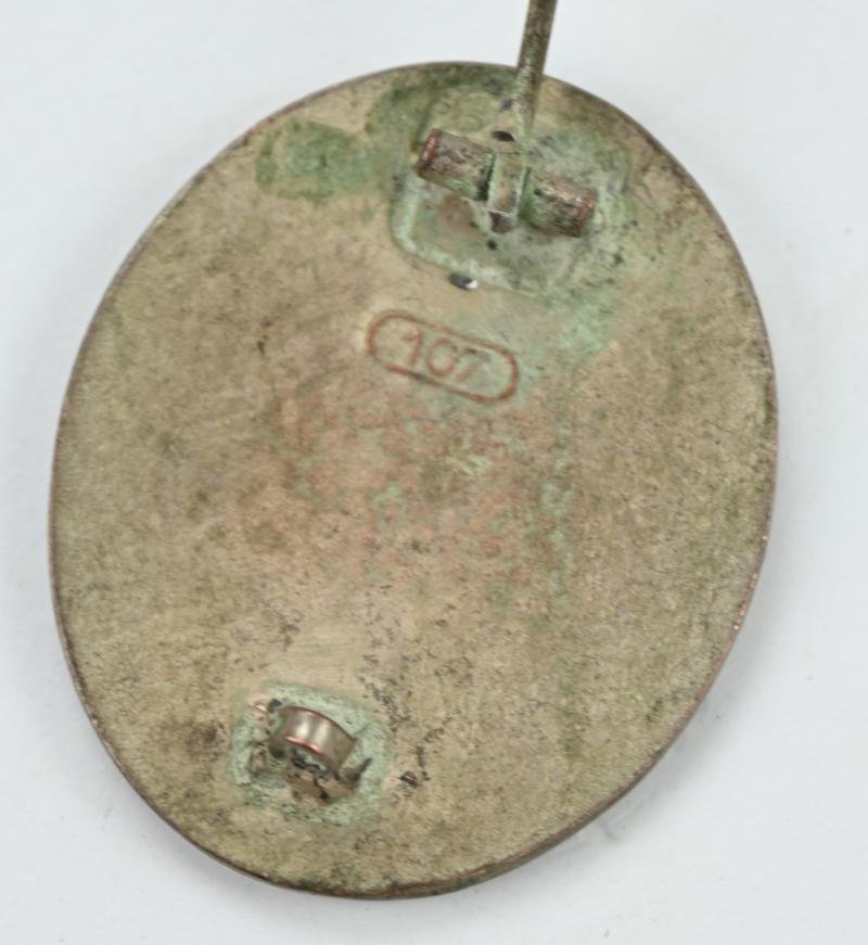 German Wound Badge in Silver '107' — image 5