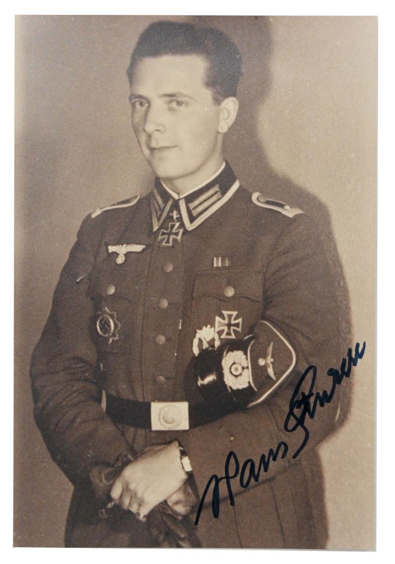 Signature of Wehrmacht Heer KC Recipient 'Hans Sturm' — image 3