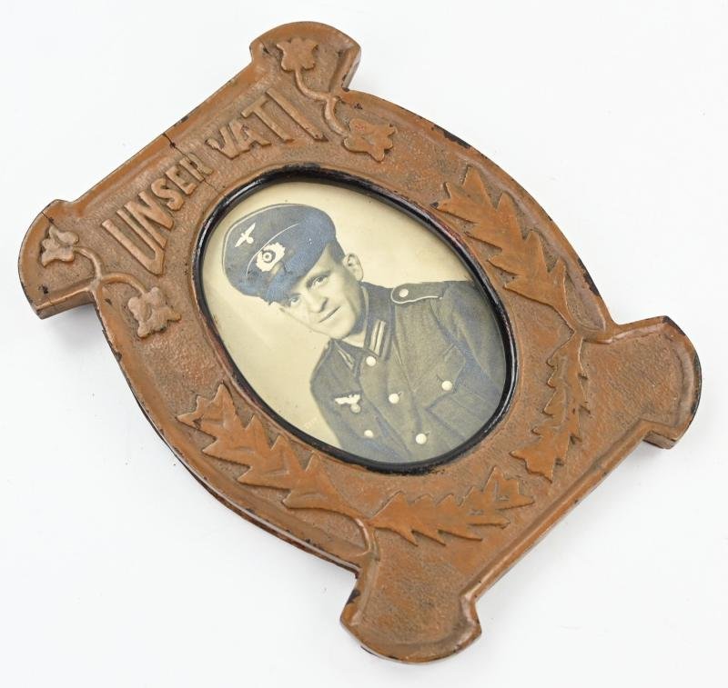 German Remembrance Plaque 'Unsere Vati' — image 2