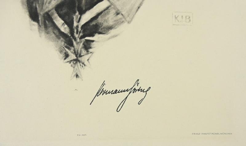 German Portrait Print/Litho of Reichsmarshall Hermann Göring by K.J.Böhringer — image 3