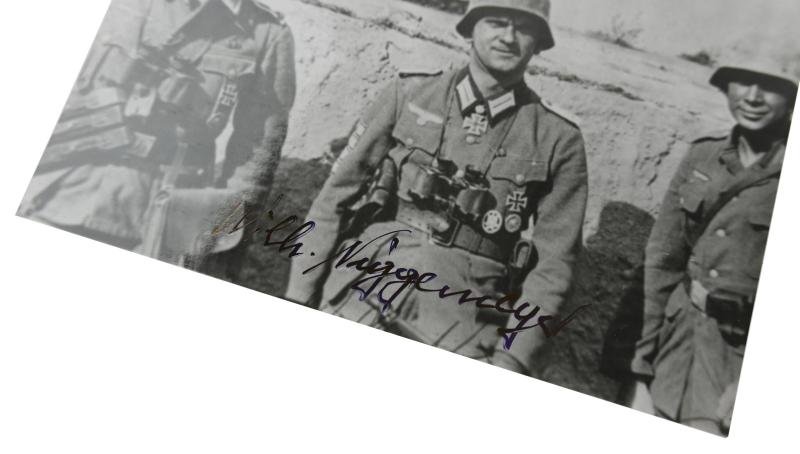 Signature of Wehrmacht Heer KC&OLC Recipient 'Wilhelm Niggemeyer' — image 2