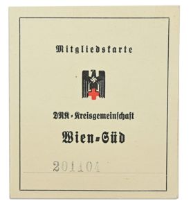 German DRK Membercard Wien