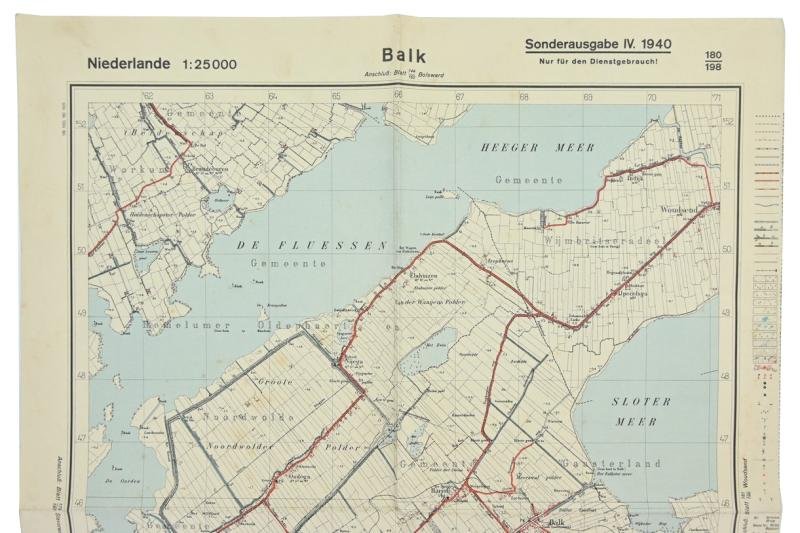 German Roadmap 'Balk' Holland 1940 — image 2