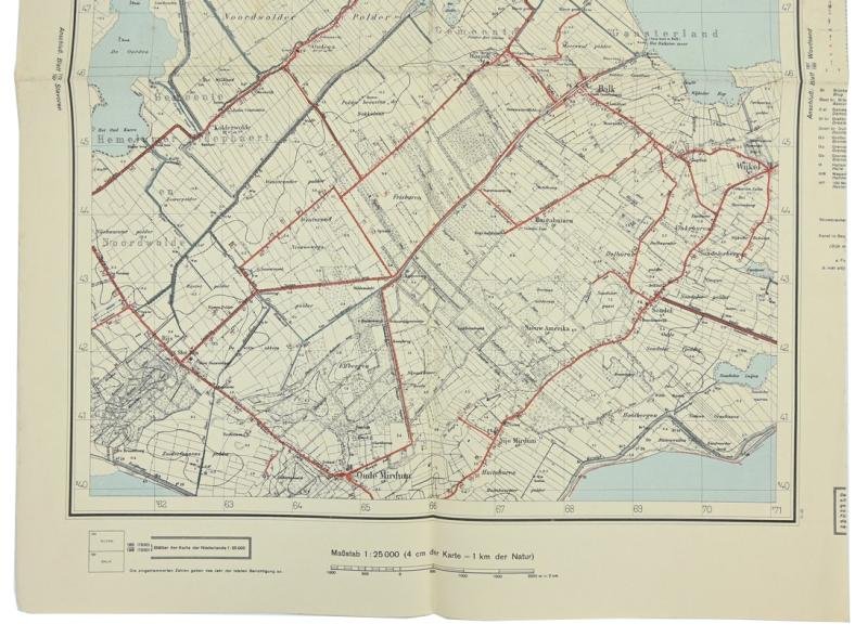 German Roadmap 'Balk' Holland 1940 — image 4