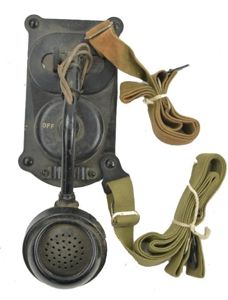 US WW2 Signal Corps Chest Microphone TD-1