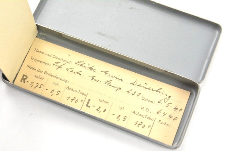 German WH Dienst Brille in Case — image 3