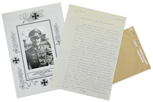 Signature of Wehrmacht Heer KC Recipient 'Joachim Barth'