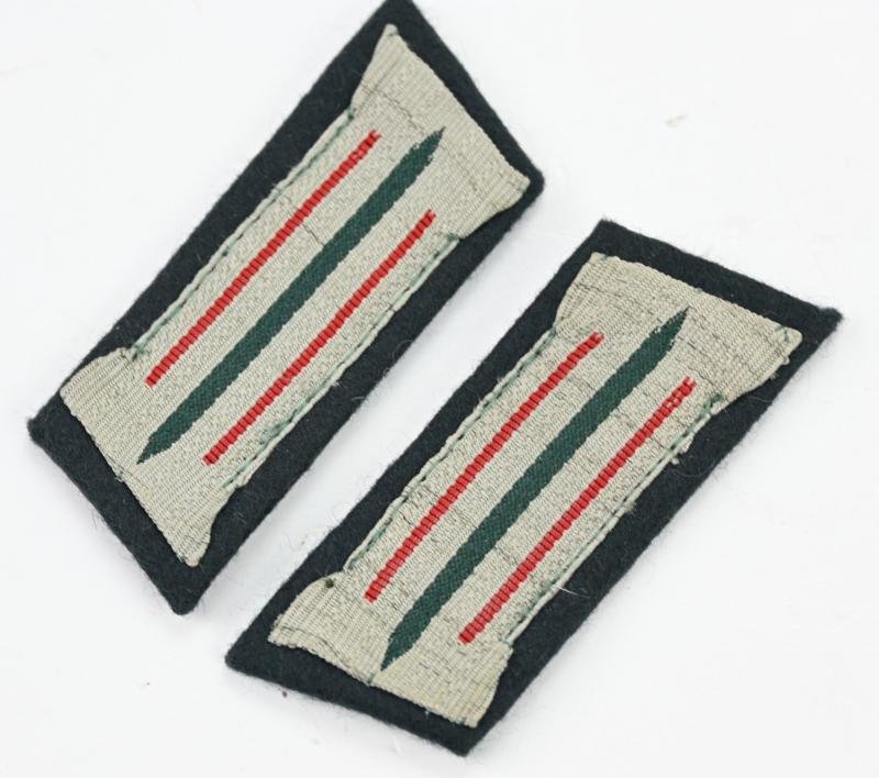 German WH EM Artillery Collar Tabs — image 2