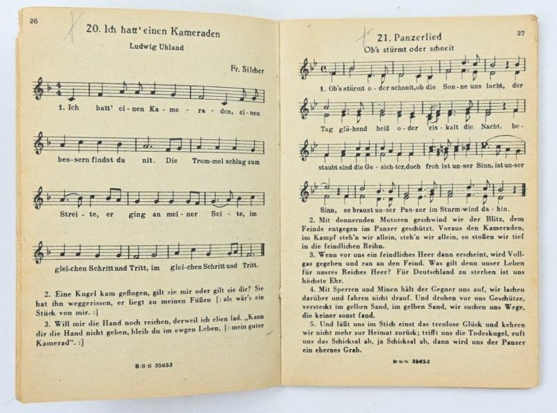 German WH Marching Songs Pocket Book — image 5
