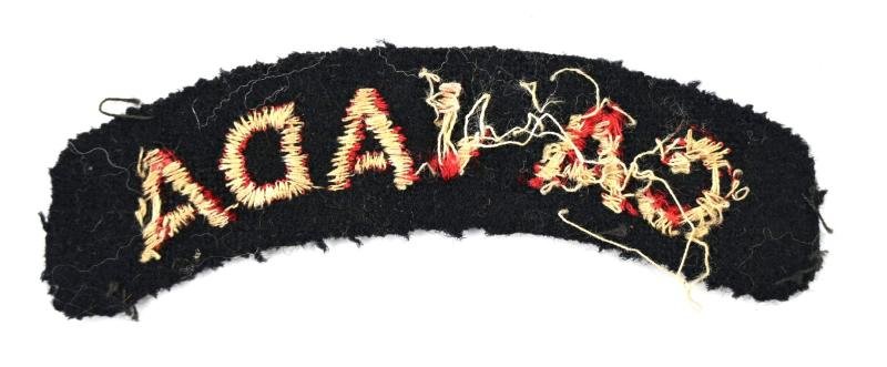 Canadian WW2 Army Corps Shoulder Title Badge Flash — image 2
