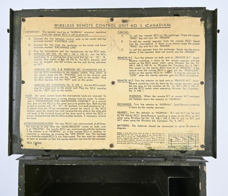 Canadian WW2 Wireless Remote Control Unit No.1 — image 8